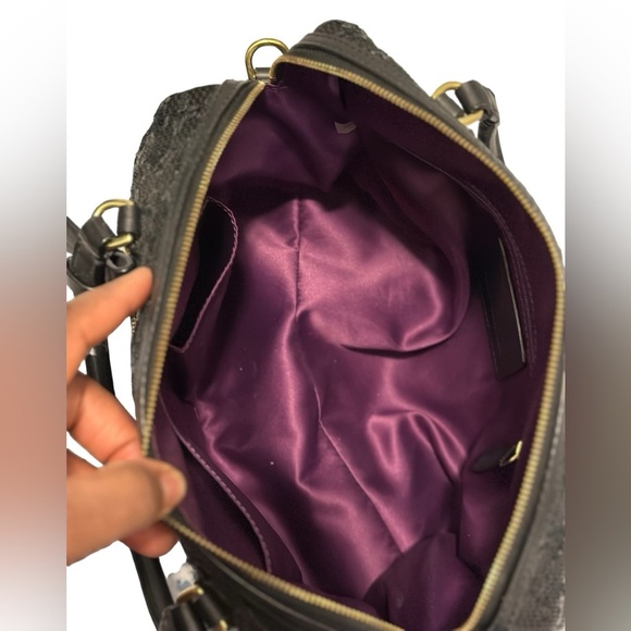 Coach Poppy Signature Sequin East West Satchel Limited Edition - Picture 5 of 17